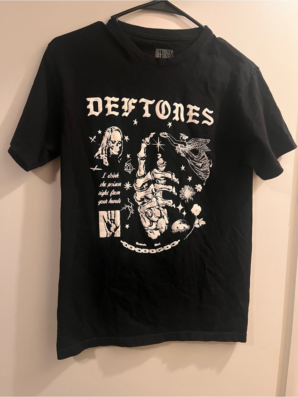 Deftones Black Graphic Short Sleeve Tee